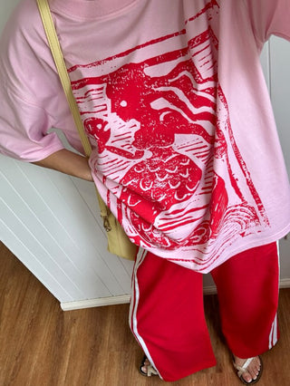 MERMAID ART TEE - PINK