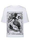 MERMAID ART TEE - WHITE