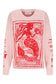 Mermaid Cotton Wool Knit - Pink/Red