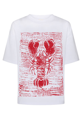 Lobster Art Tshirt - White