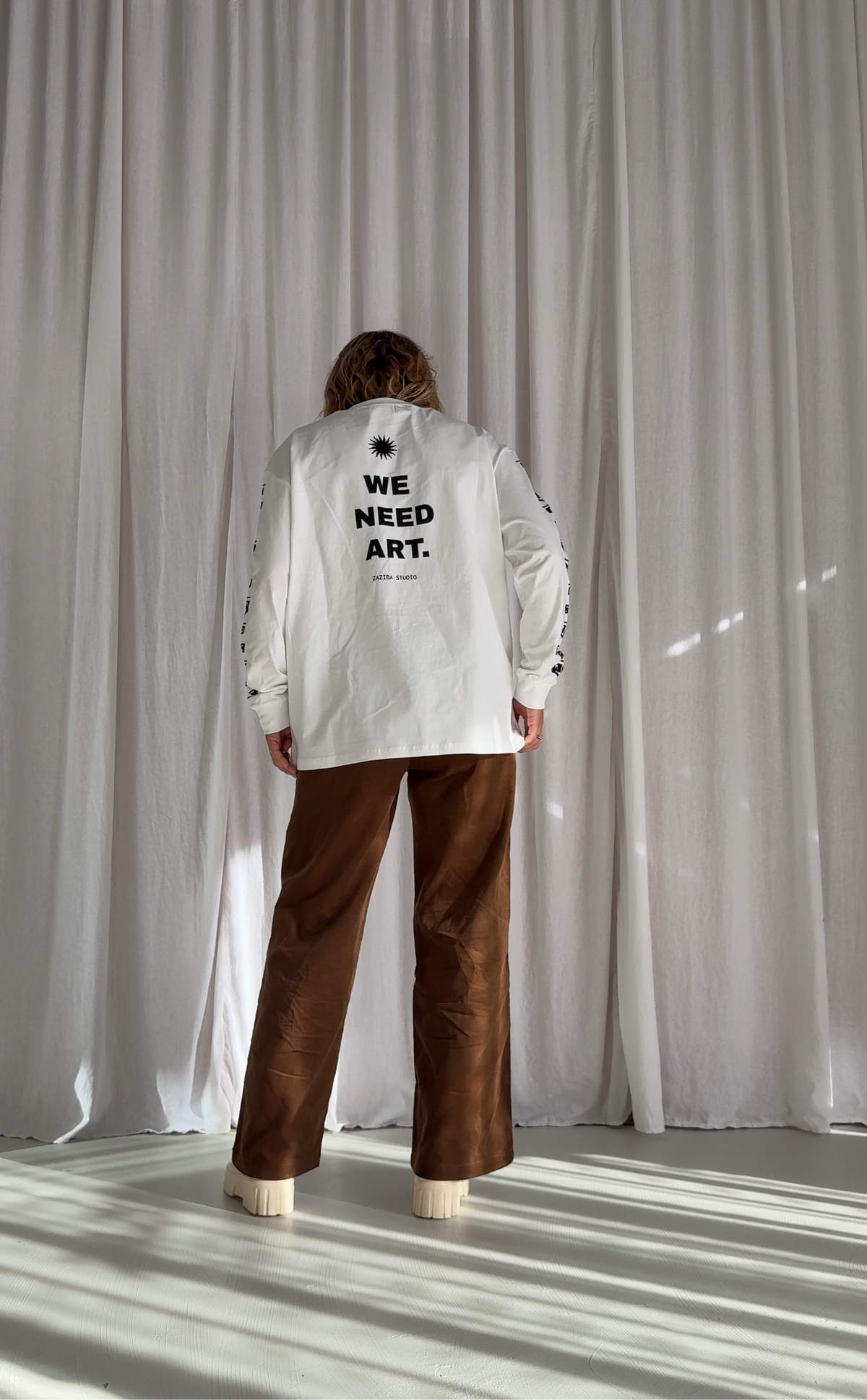Tiger We Need Art tee - White