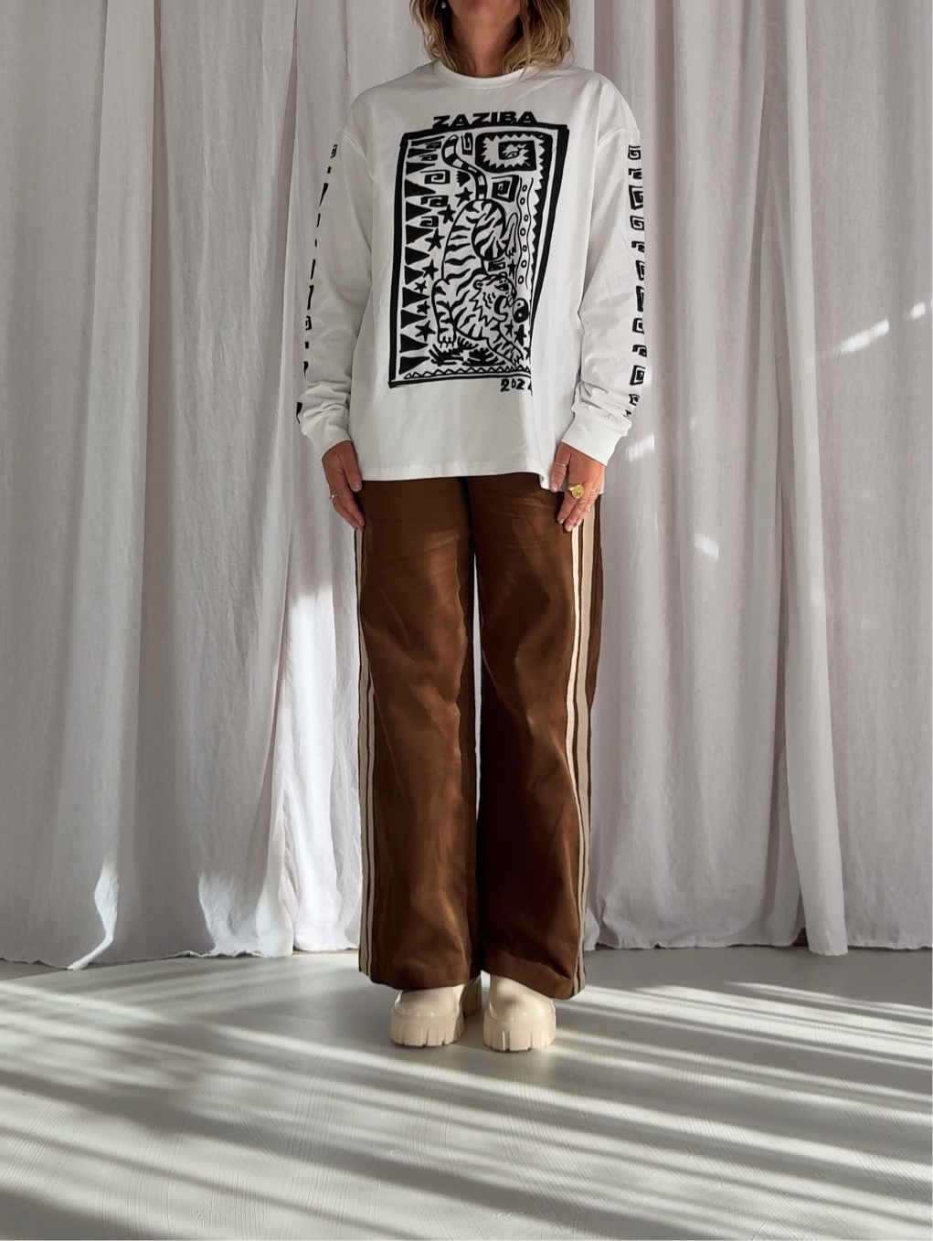 Tiger We Need Art tee - White