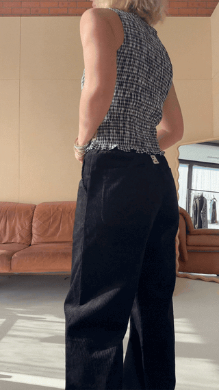 Jaya Cord Pant - Black