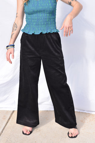 Jaya Cord Pant - Black