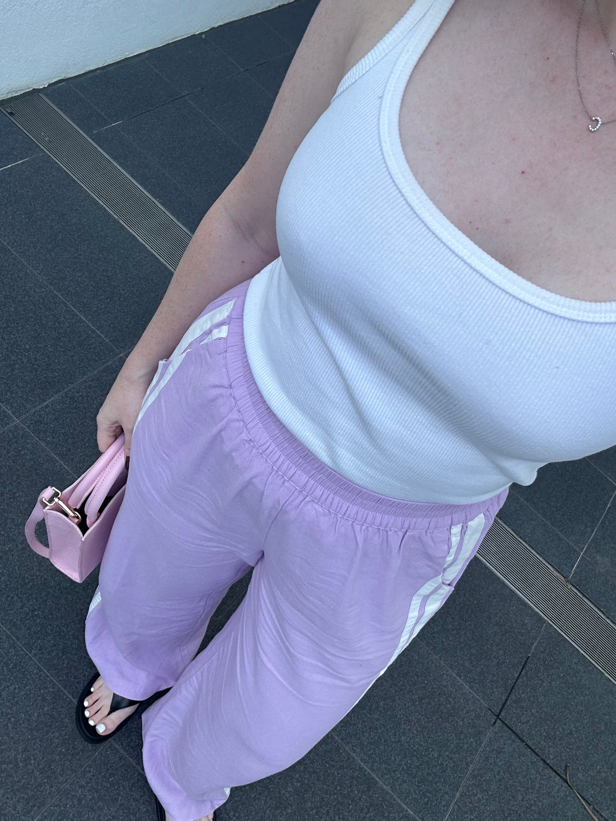 Jaya Linen Pant - Mauve