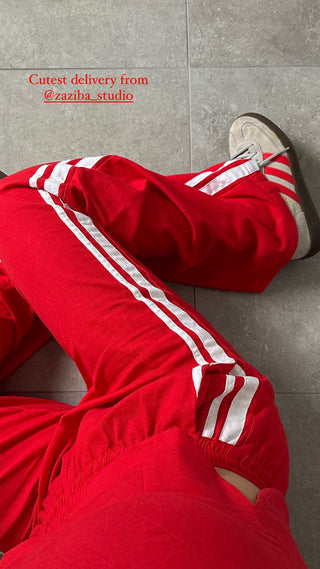 Jaya Linen Pant - Red
