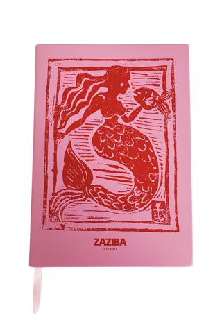 Mermaid Journal - Pink/Red