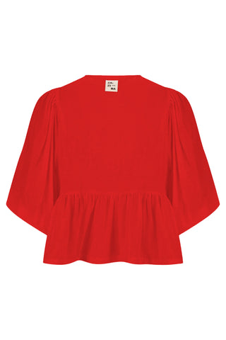Red blouse