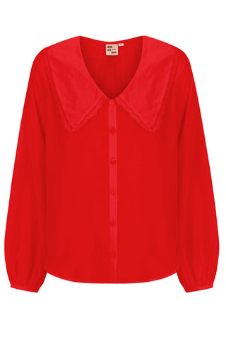 Red Zaza Blouse