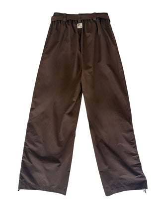 Brown pants on a white background