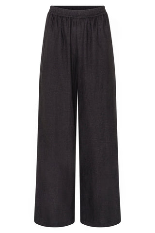 JAYA LINEN PANT - BLACK