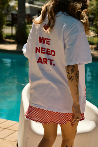 Lobster Art Tshirt - White