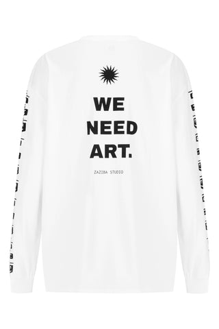 Tiger We Need Art tee - White
