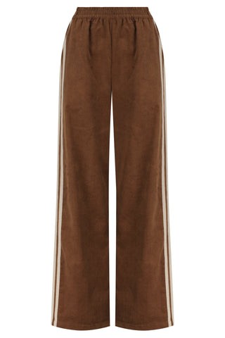 Jaya Cord Pant - Chocolate Brown