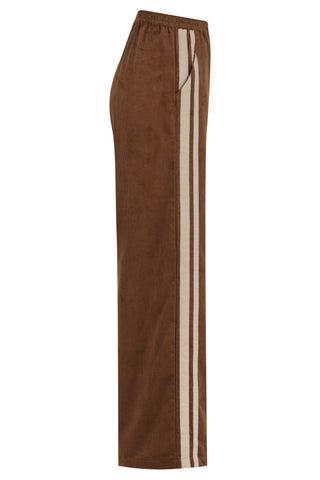 Jaya Cord Pant - Chocolate Brown
