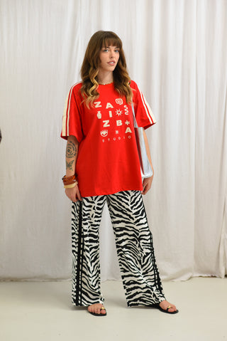 Jaya Linen Pant - Zebra