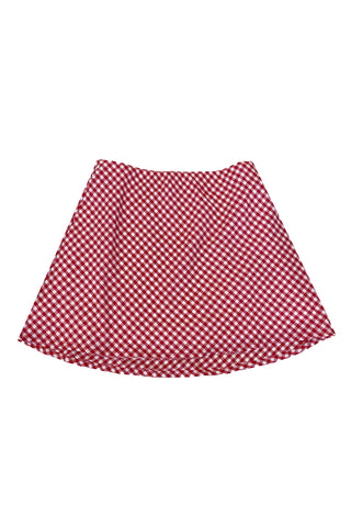 gingham skirt front