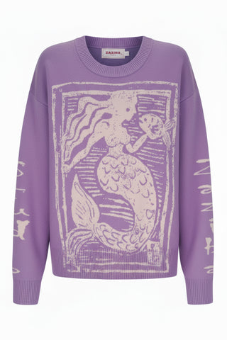 lilac mermaid knit