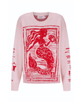 Mermaid Cotton Wool Knit - Pink/Red