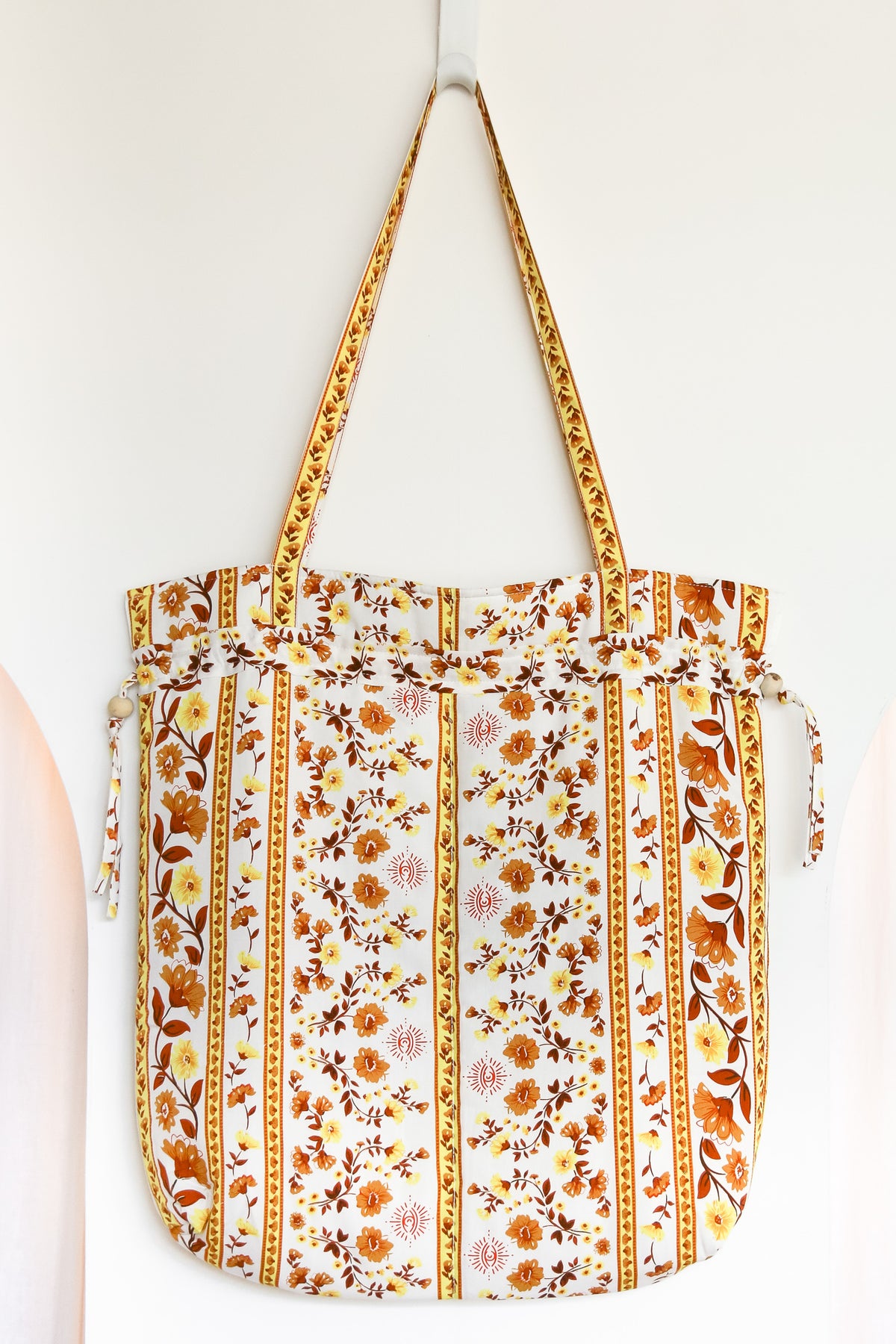 Goldie Tote Bag - Yellow Floral