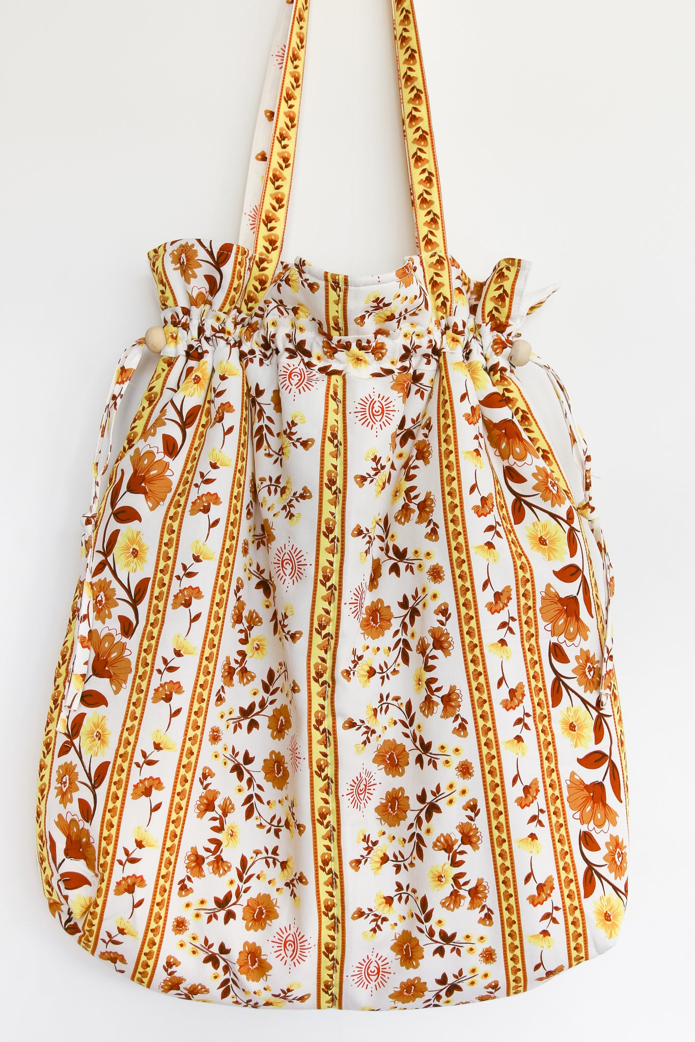 Goldie Tote Bag - Yellow Floral