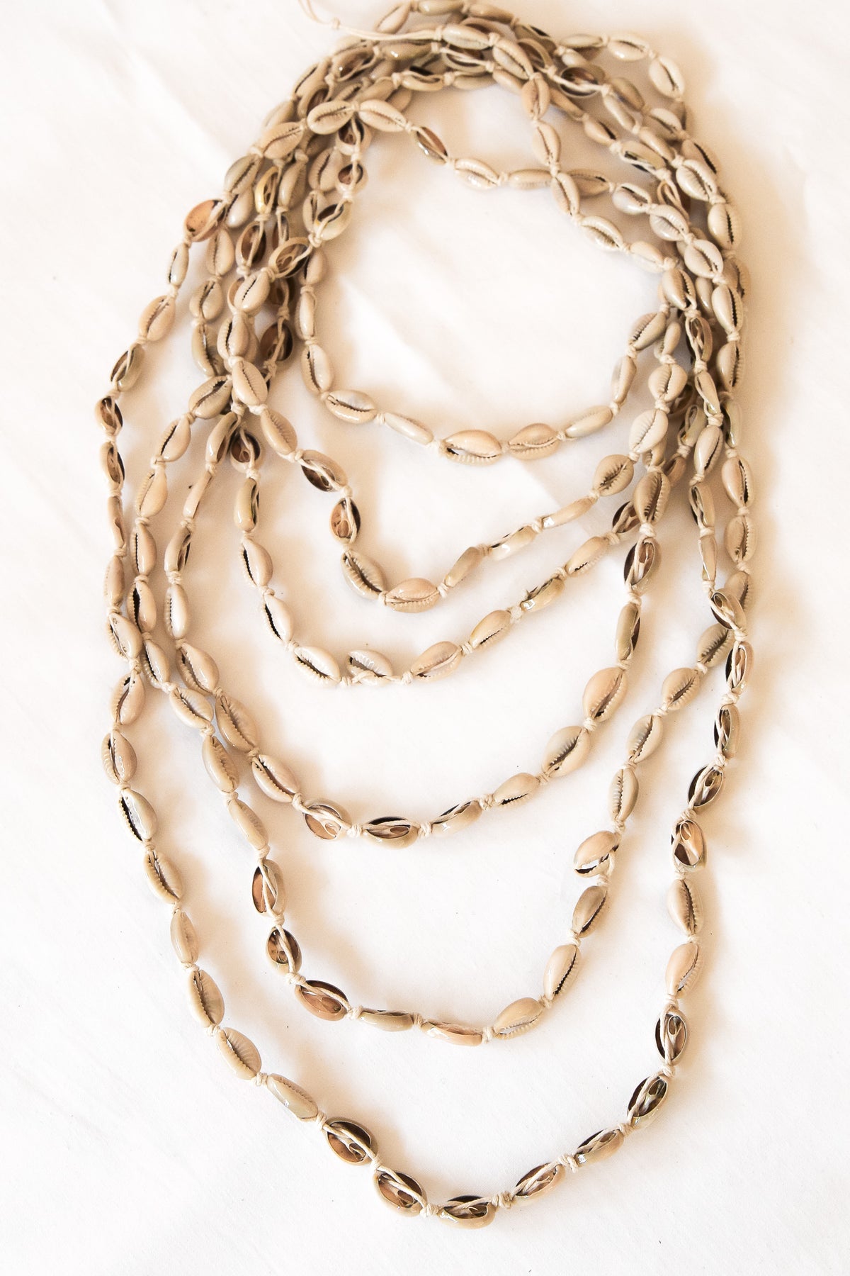 Luna Cowrie Shell Long Necklace